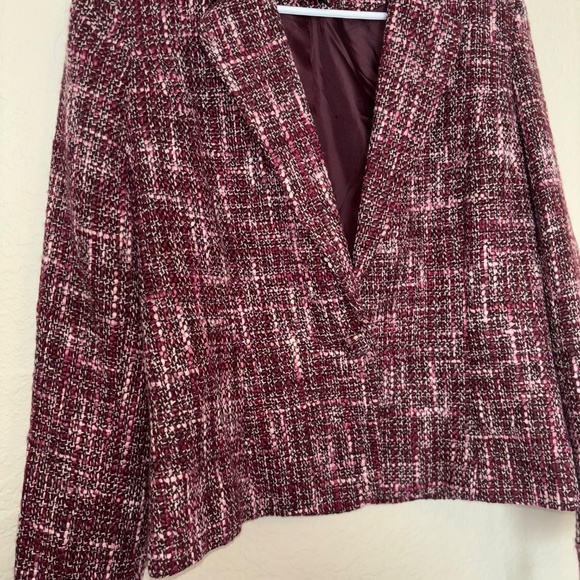 Womans long sleeve pink blazer size XL NWT - Picture 2 of 7